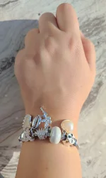 Pandora Charm Bileklik Çelik Silver