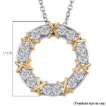 Zirkon Taşlı Gold Detaylı Zarif XOX Kolye